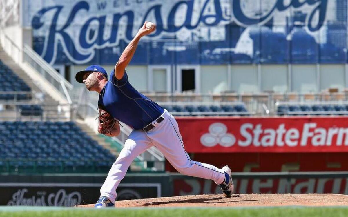 Kansas City Royals pitcher Danny Duffy threw a simulated game off the mound at Kauffman Stadium on Tuesday before heading off to Omaha to start his rehab assignment.