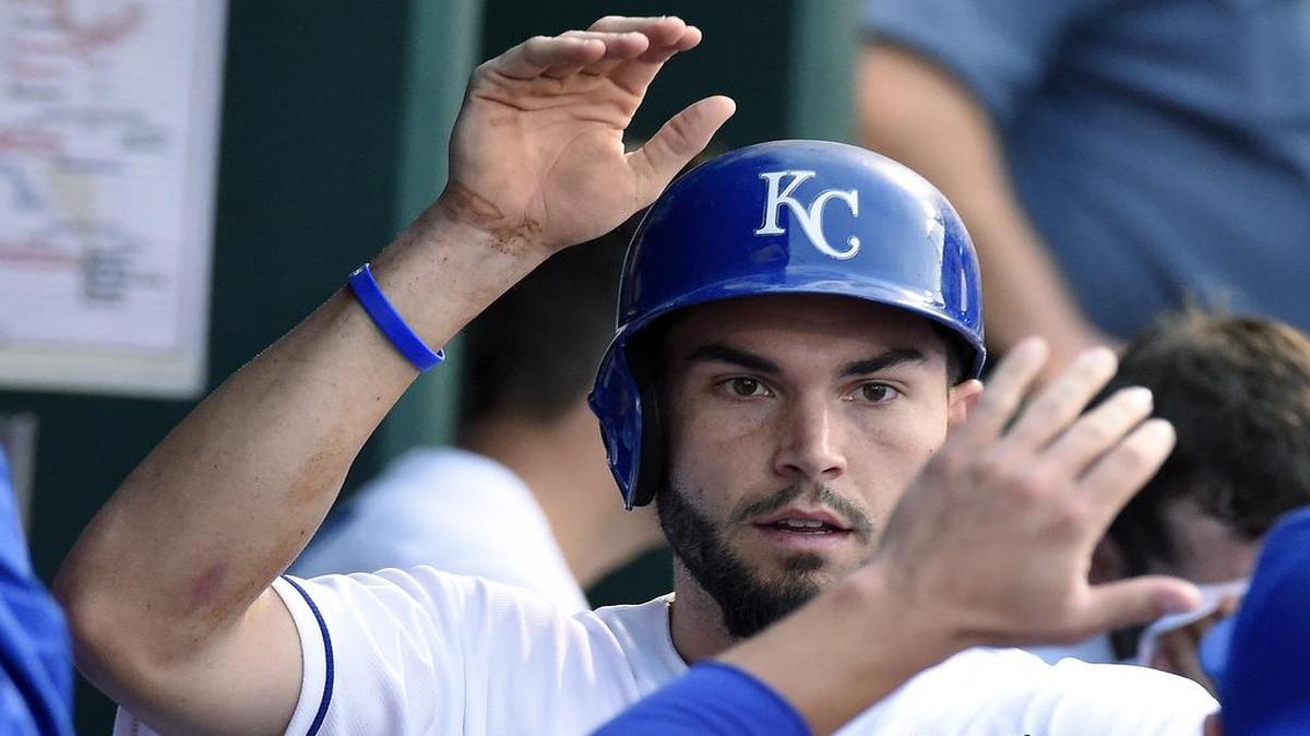 
Eric Hosmer has pulled ahead of the Tigers’ Miguel Cabrera in voting among first basemen for the American League All-Star team.
