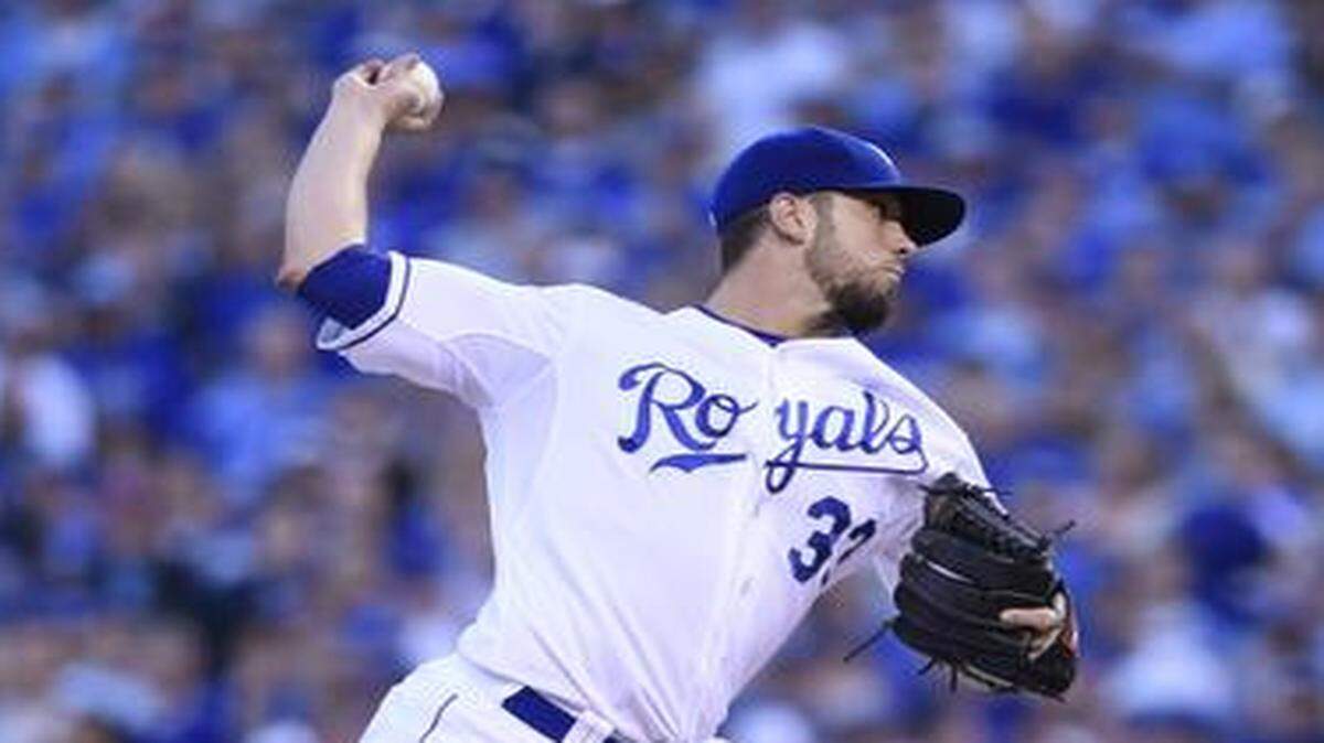 
Kansas City Royals starting pitcher James Shields.
