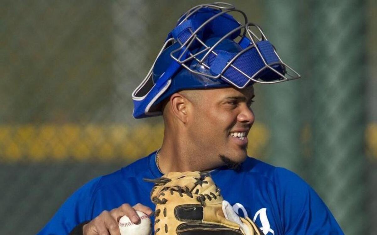 Brayan Pena with the Royals in 2011.