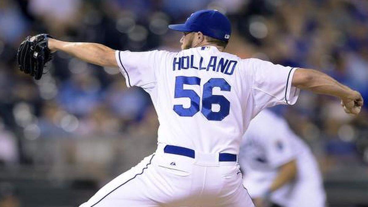 
Kansas City Royals closer Greg Holland.
