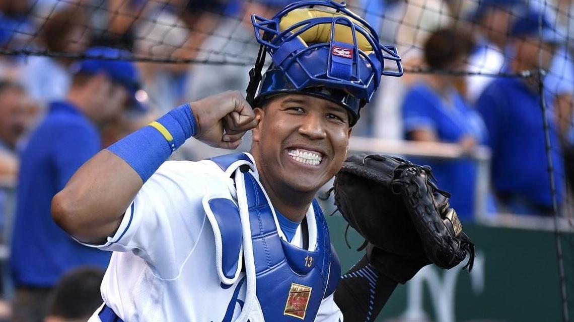 Kansas City Royals catcher Salvador Perez.
