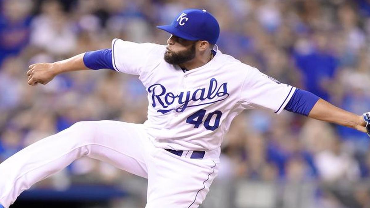 
Royals reliever Kelvin Herrera is only 5 feet 10, but he is one of the hardest throwers in baseball.
