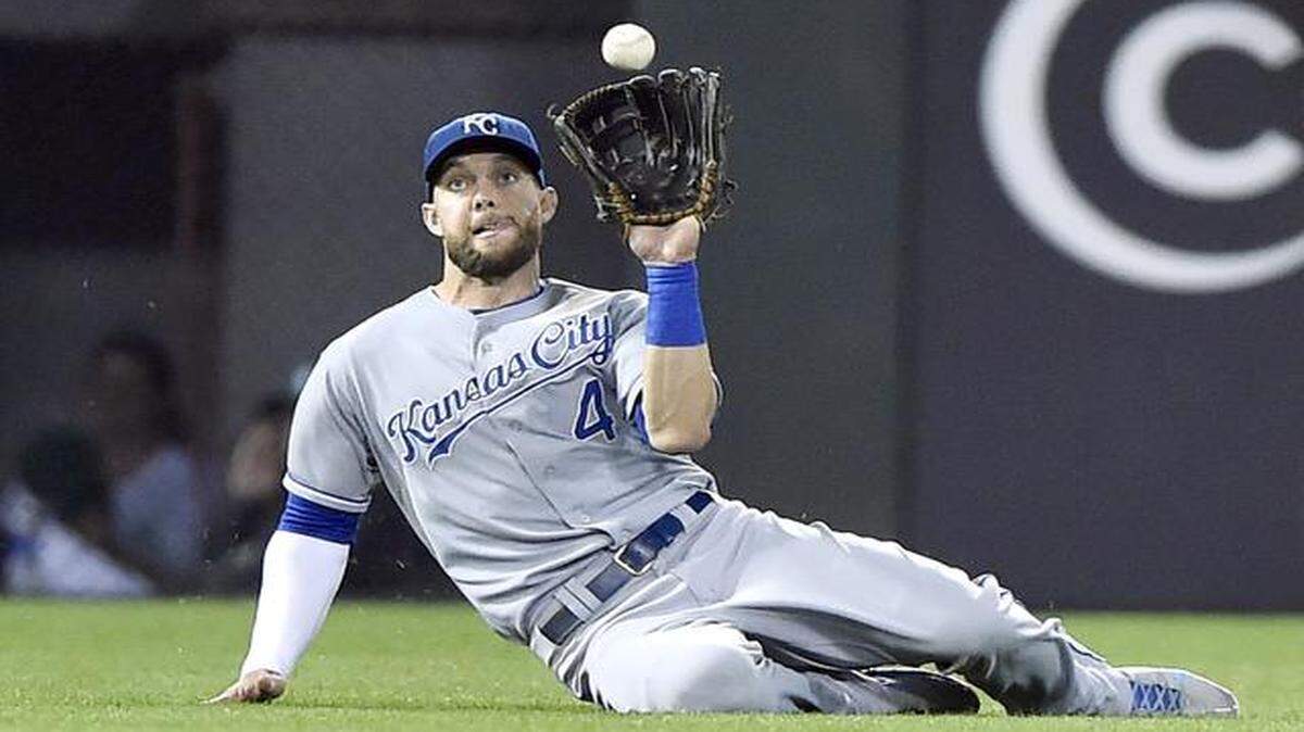 
Kansas City Royals left fielder Alex Gordon.
