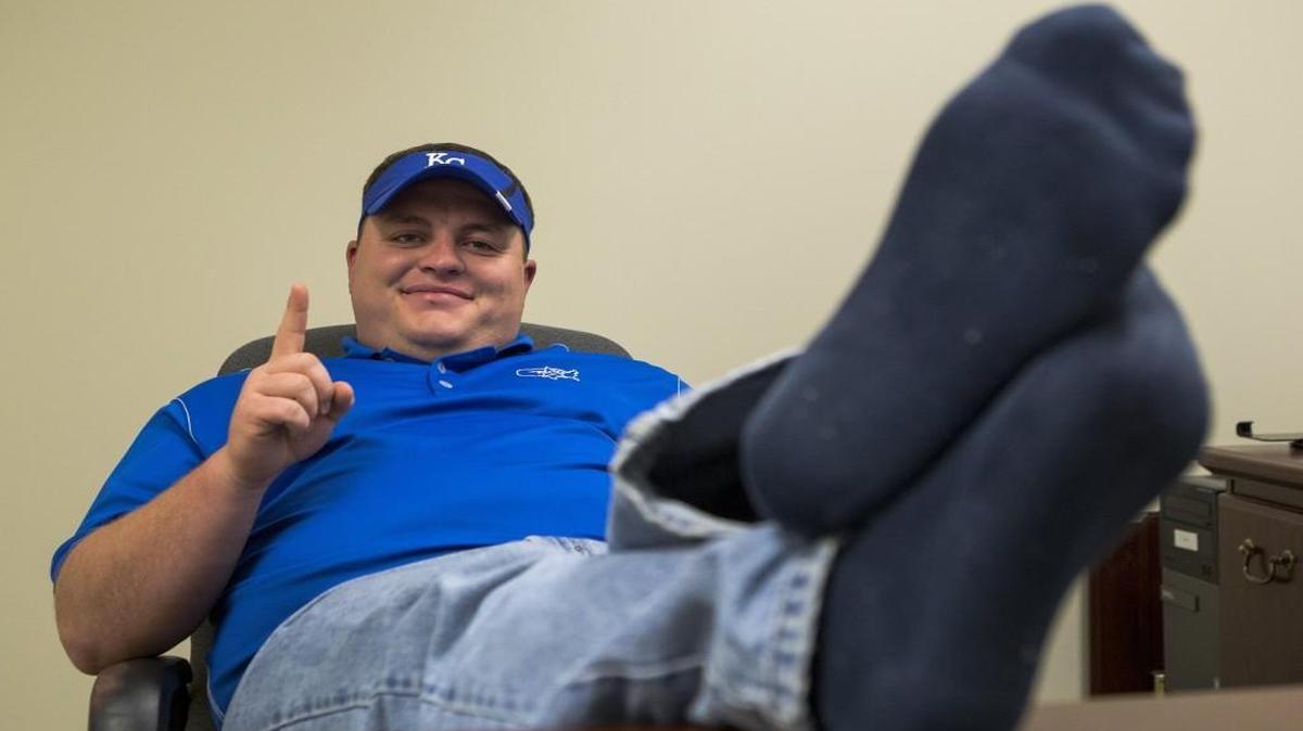 
Last year, Cameron Madsen of North Kansas City helped the Royals throughout the postseason with his lucky blue socks.
