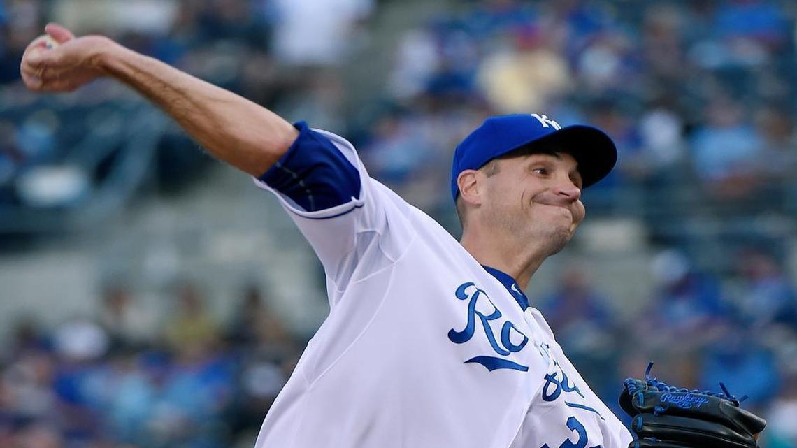 
Royals starting pitcher Chris Young pitched five hitless innings Friday night against Detroit, leading Kansas City to a 4-1 victory over the Tigers.
