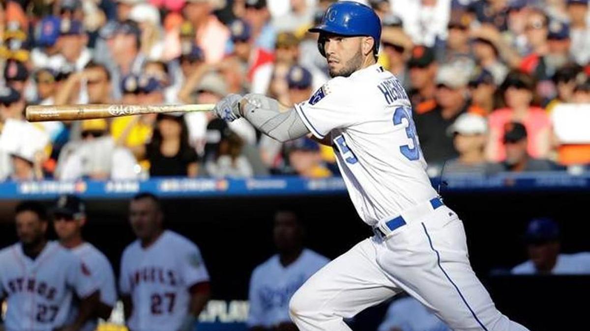 This year, Jose Fernandez made his second All-Star Game, where he faced Eric Hosmer, who recorded this RBI single on his way to MVP honors.