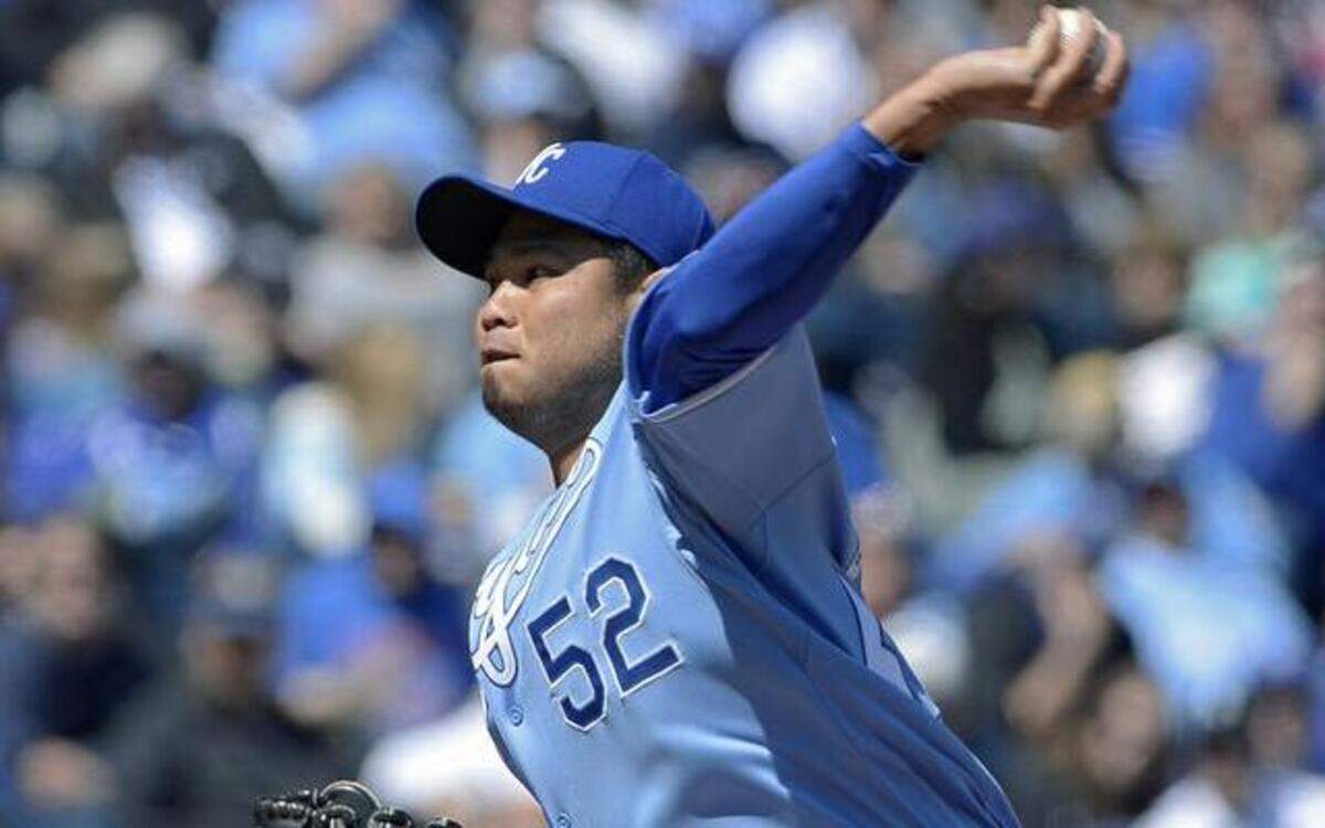 
Royals pitcher Bruce Chen
