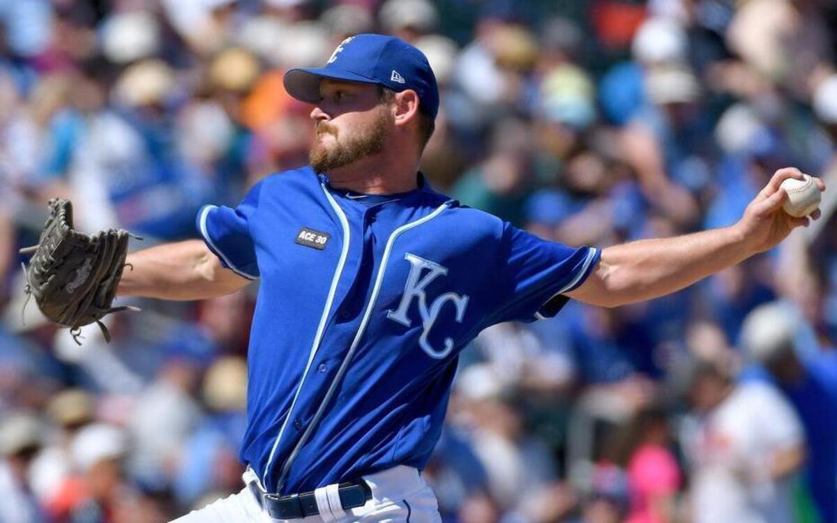 Royals starter Travis Wood gave up two earned runs in five innings in Saturday’s spring training game against the Indians.