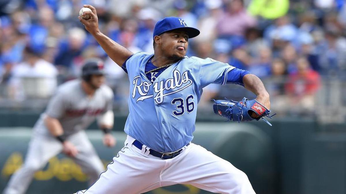 Pitcher Edinson Volquez was crucial to the Royals’ World Series championship in 2015, but in 2016 he finished 10-11 with a 5.37 ERA.