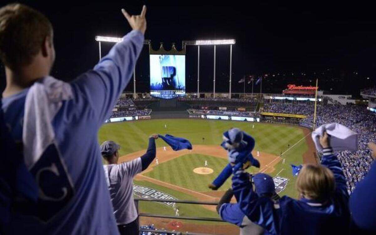 
Kauffman Stadium was packed in October, including game two of the World Series.
