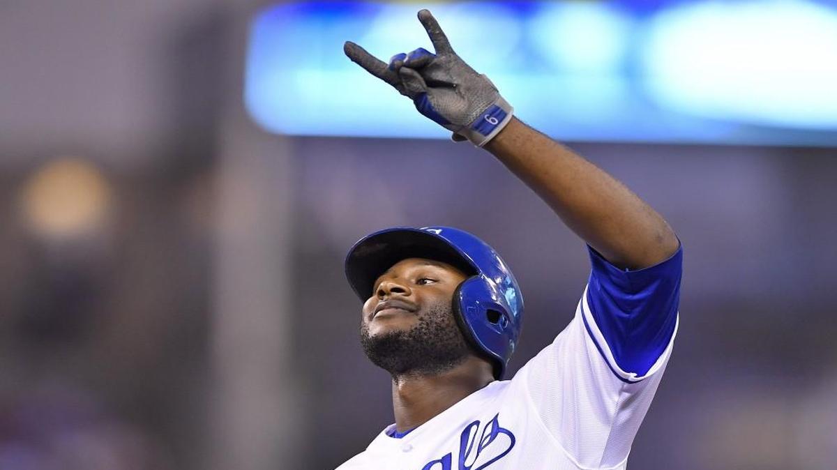 Kansas City Royals center fielder Lorenzo Cain.