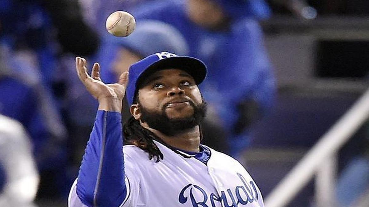 Johnny Cueto pitched a full game Wednesday for the Royals, saving their tired bullpen.