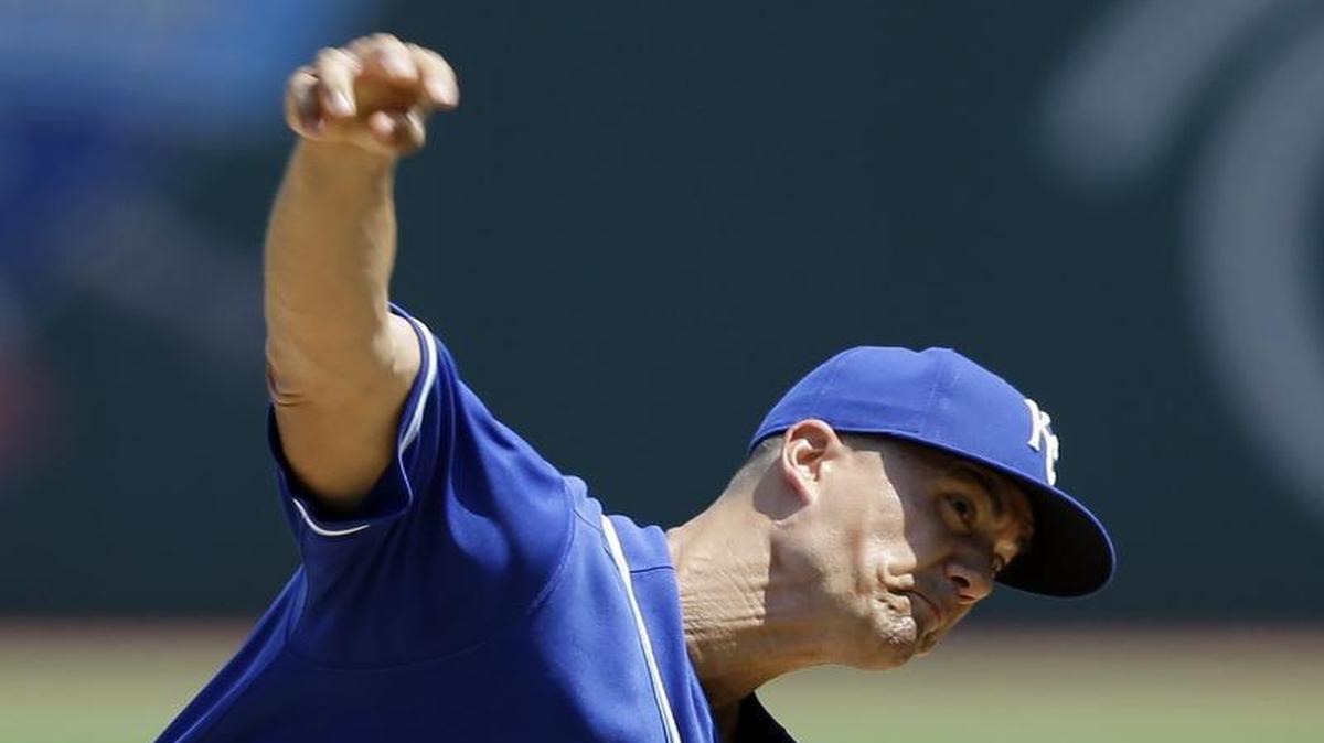 
Royals starting pitcher Jeremy Guthrie had a rough time on Wednesday.
