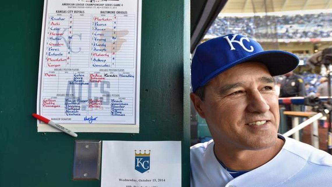 
The writing on the wall is something worth seeing when Royals bench coach Don Wakamatsu fills out the lineup card. “I wouldn’t call it true calligraphy,” Wakamatsu said of the attention to detail in his work. 
