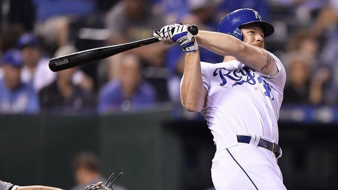 The Royals traded Brandon Moss to Oakland on Monday.