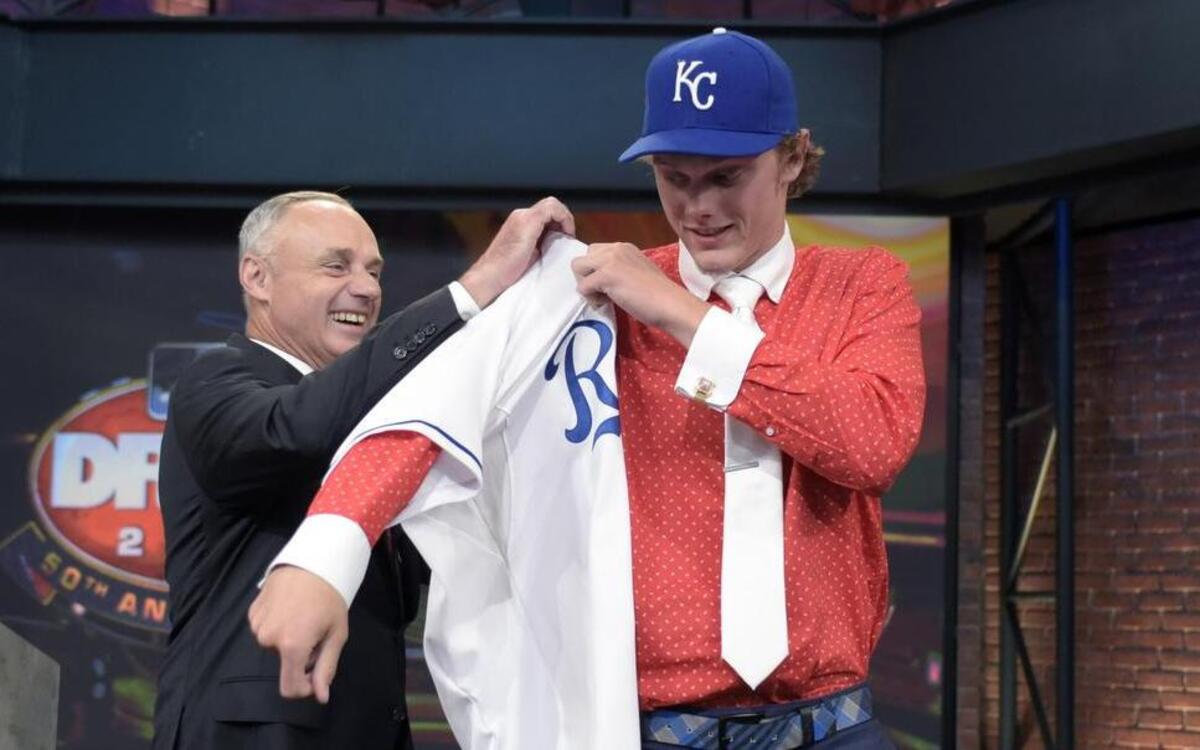 The Royals have a first-round draft pick for the first time since 2015, when they took pitcher Ashe Russell from Cathedral High School in Indianapolis.