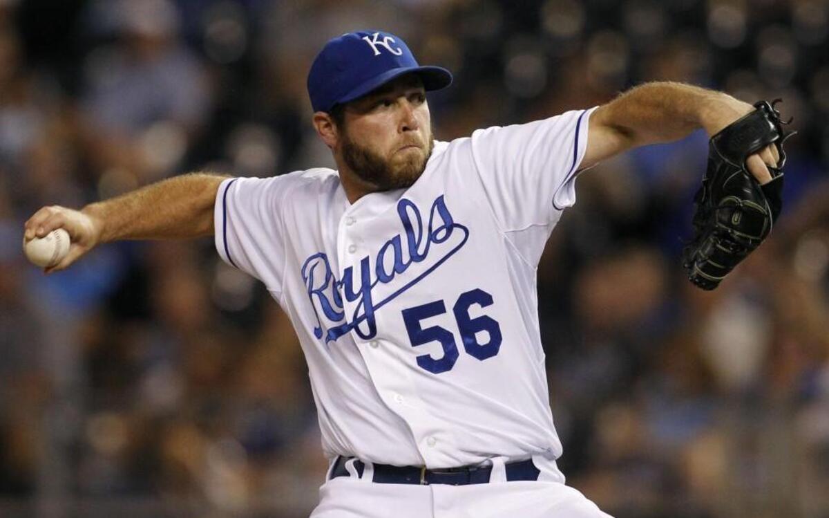 With the Kansas City Royals, relief pitcher Greg Holland was a dominant part of a great bullpen.