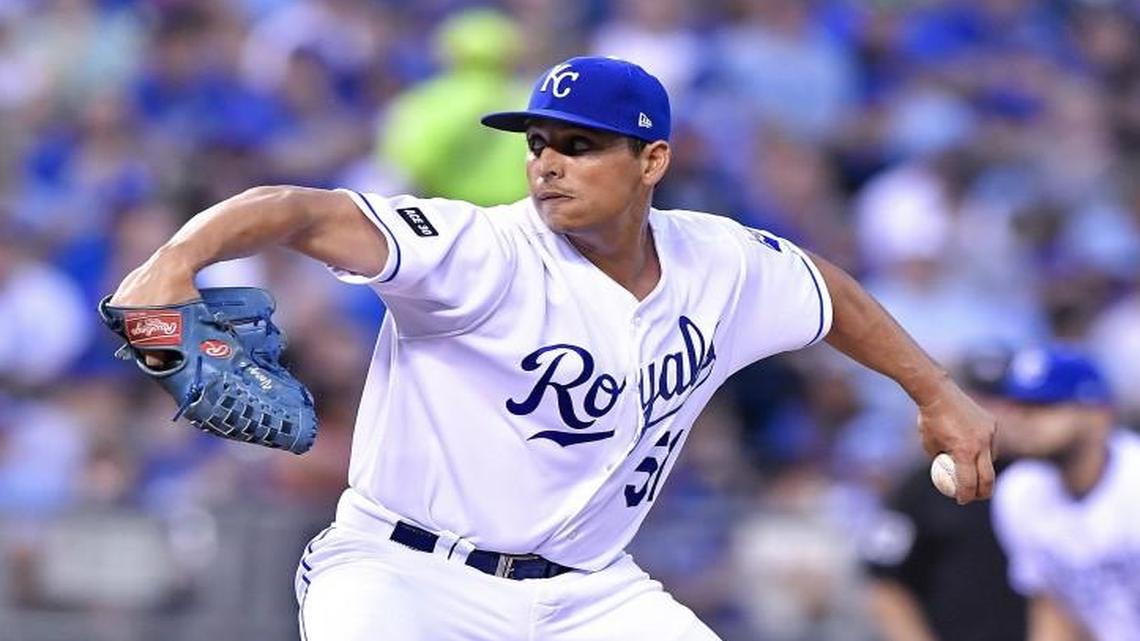 Kansas City Royals starting pitcher Jason Vargas.