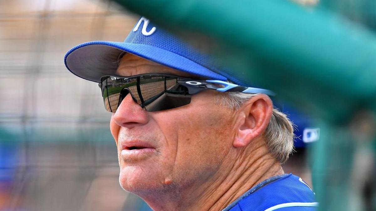 Rusty Kuntz won’t be able to coach first base the rest of the season because of vision issues.