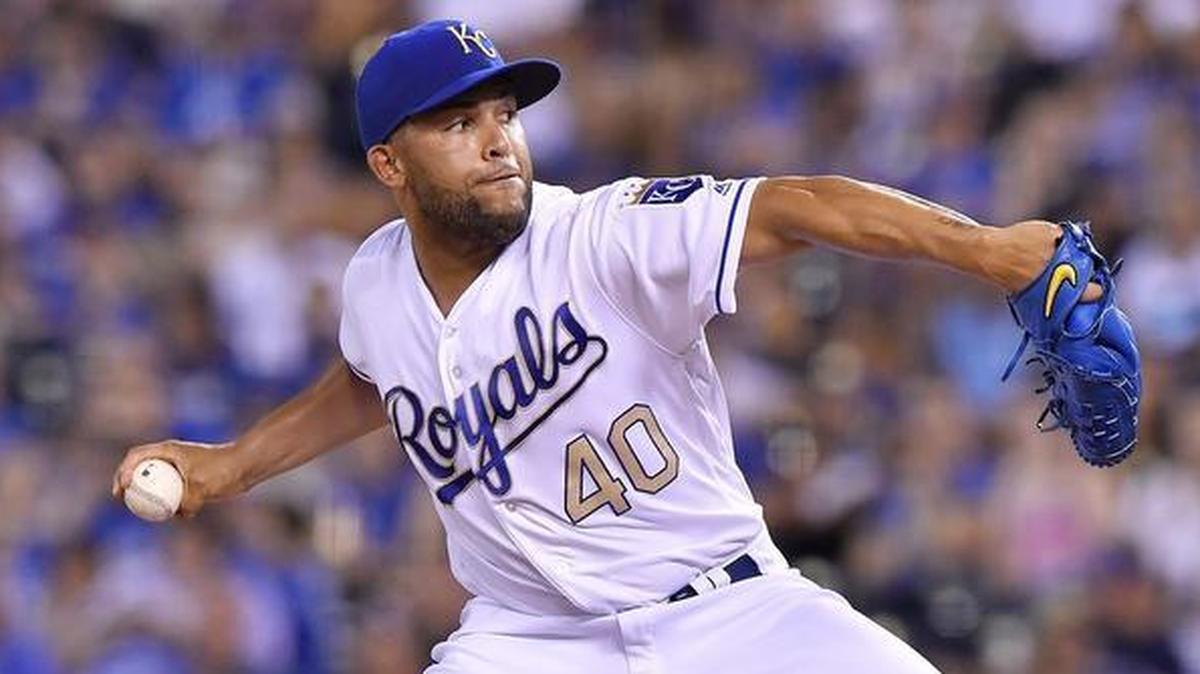 Kansas City Royals relief pitcher Kelvin Herrera