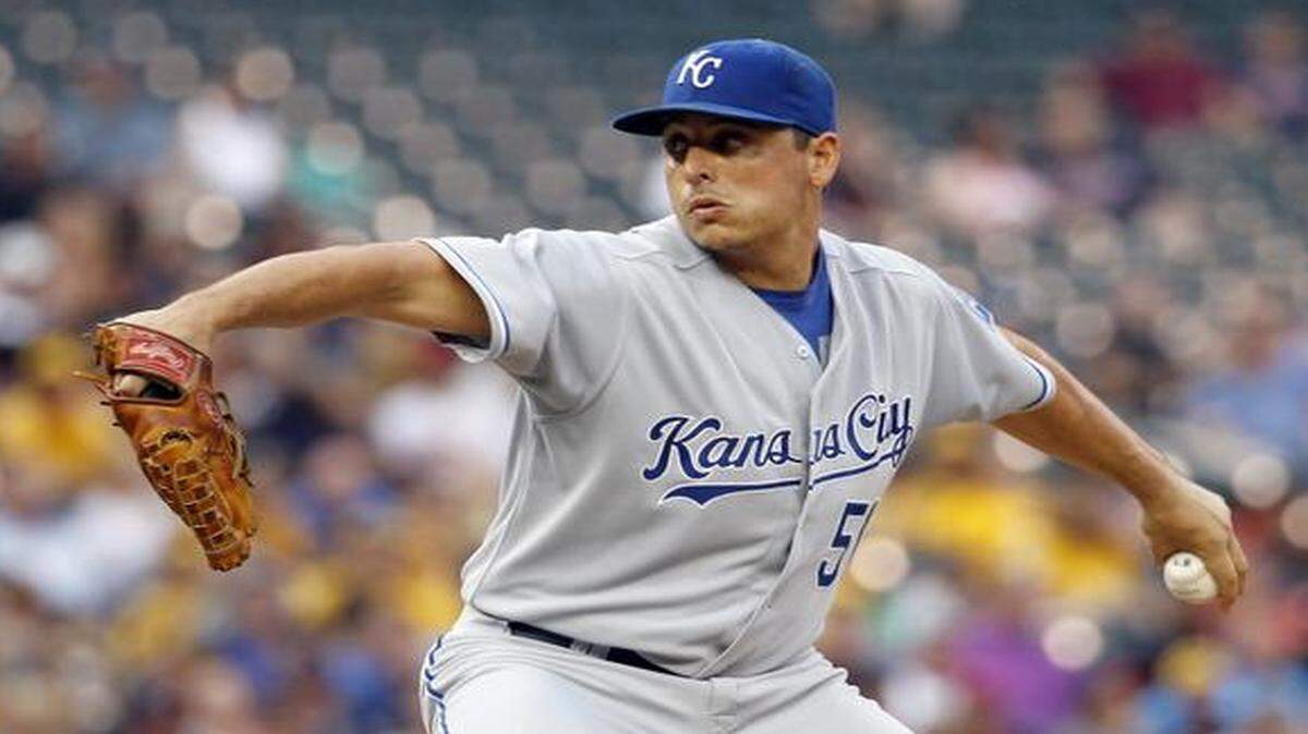 
The Royals’ Jason Vargas started against the Rangers Sunday in Arlington, Texas.
