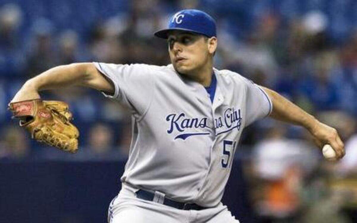 
Royals starting pitcher Jason Vargas 
