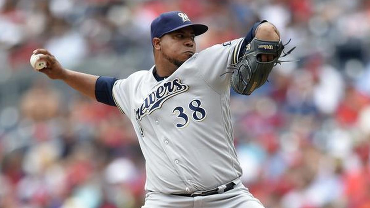 Former Milwaukee Brewers relief pitcher Wily Peralta