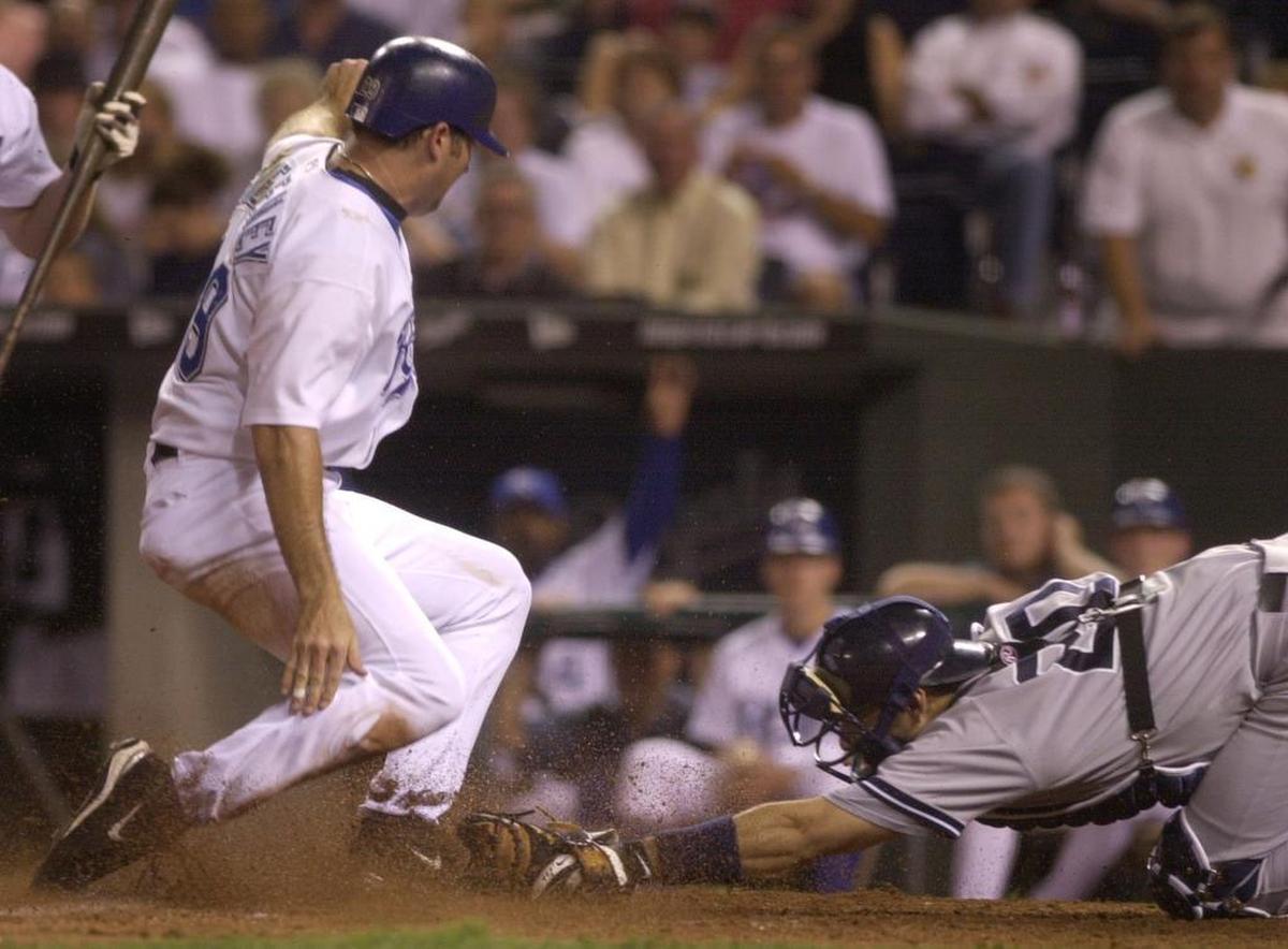 Stealing home during a 2002 game against the New York Yankees remains one of Mike Sweeney’s career highlights with the Royals. But, like most of the nights he suited up for Kansas City, the Royals lost the game.