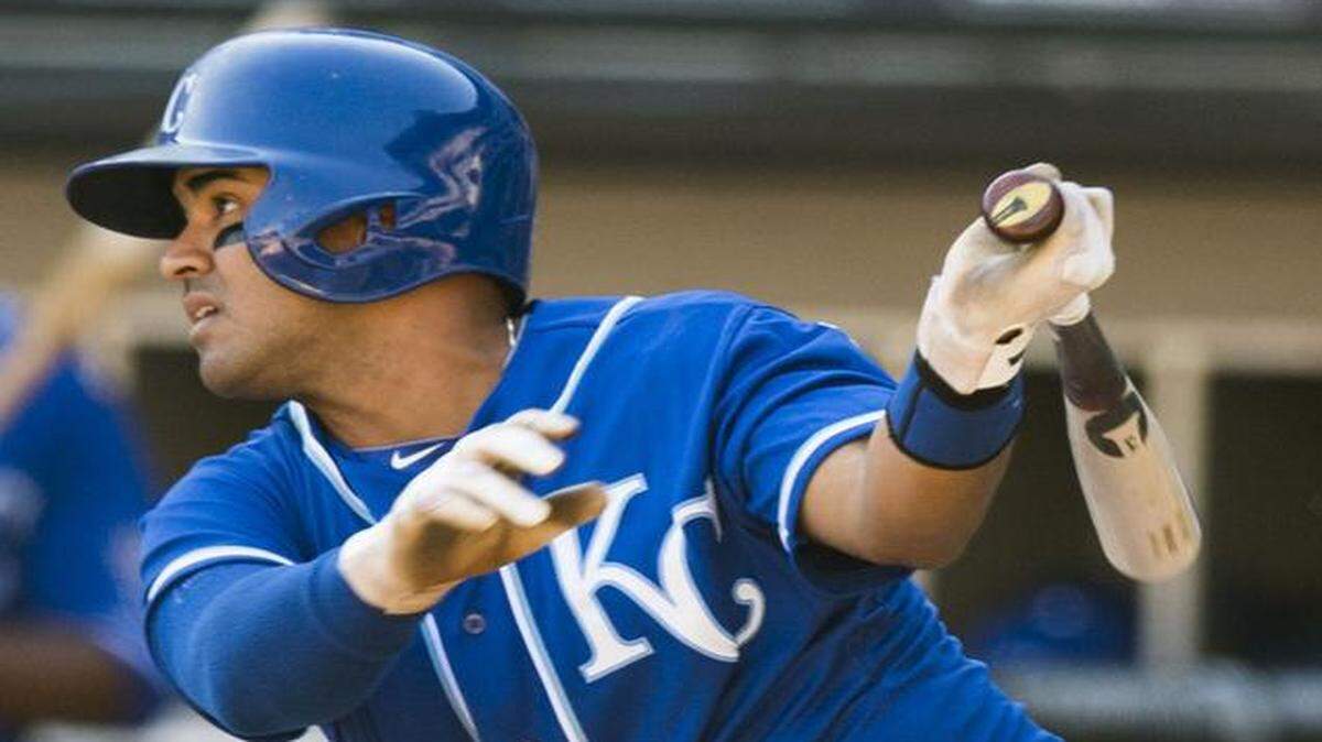 
Christian Colon in a game against the White Sox.
