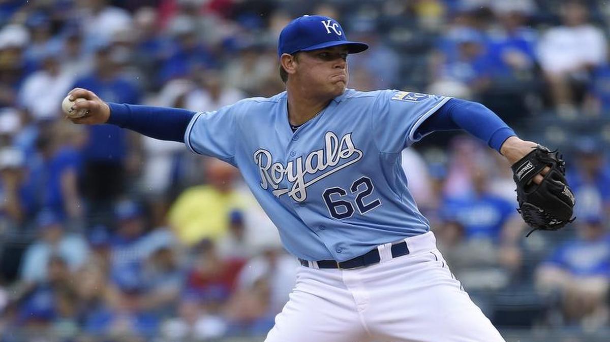 
Royals relief pitcher Aaron Brooks 