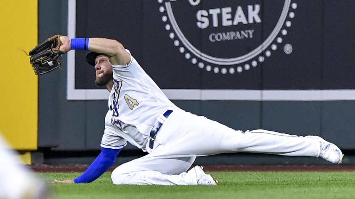 Kansas City Royals left fielder Alex Gordon has won five Gold Glove awards.