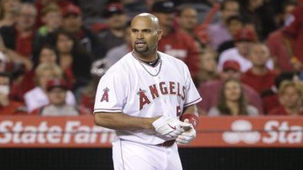 The Los Angeles Angels' Albert Pujols 