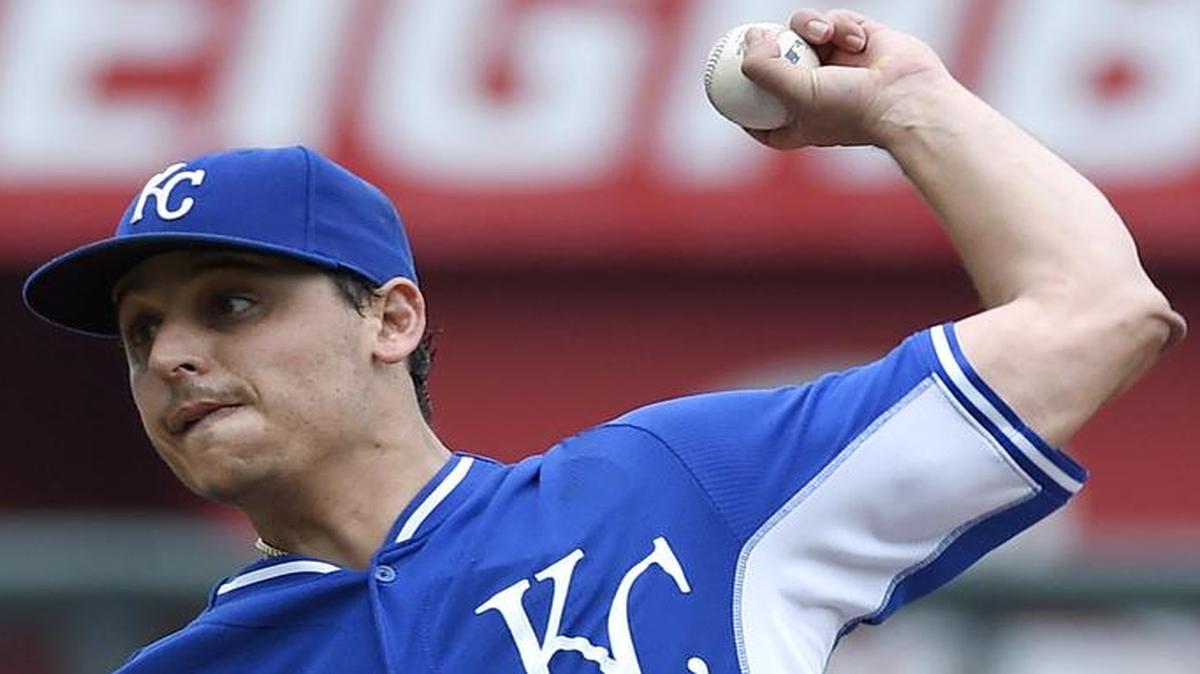 
Kansas City Royals starting pitcher Jason Vargas (51) throws a simulated game before Wednesday's baseball game against the Tampa Bay Rays on July 8, 2015 at Kauffman Stadium in Kansas City, Mo. Is expected to make a rehab start on Monday.
