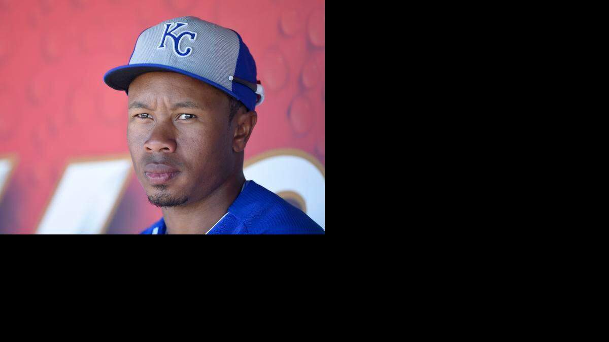 
Kansas City Royals Terrance Gore during Sunday's spring training game against the Los Angeles Angels on March 8, 2015 in Tempe, Ariz.
