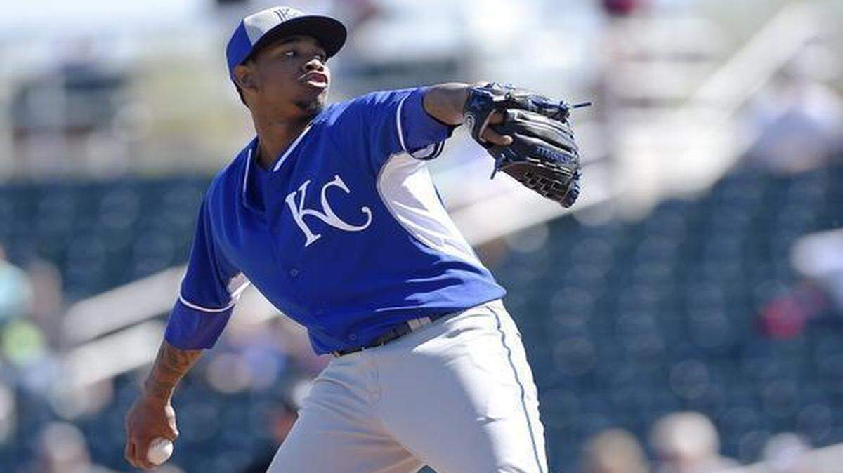 Royals pitcher Yordano Ventura will start for the Royals against the Padres on Wednesday.