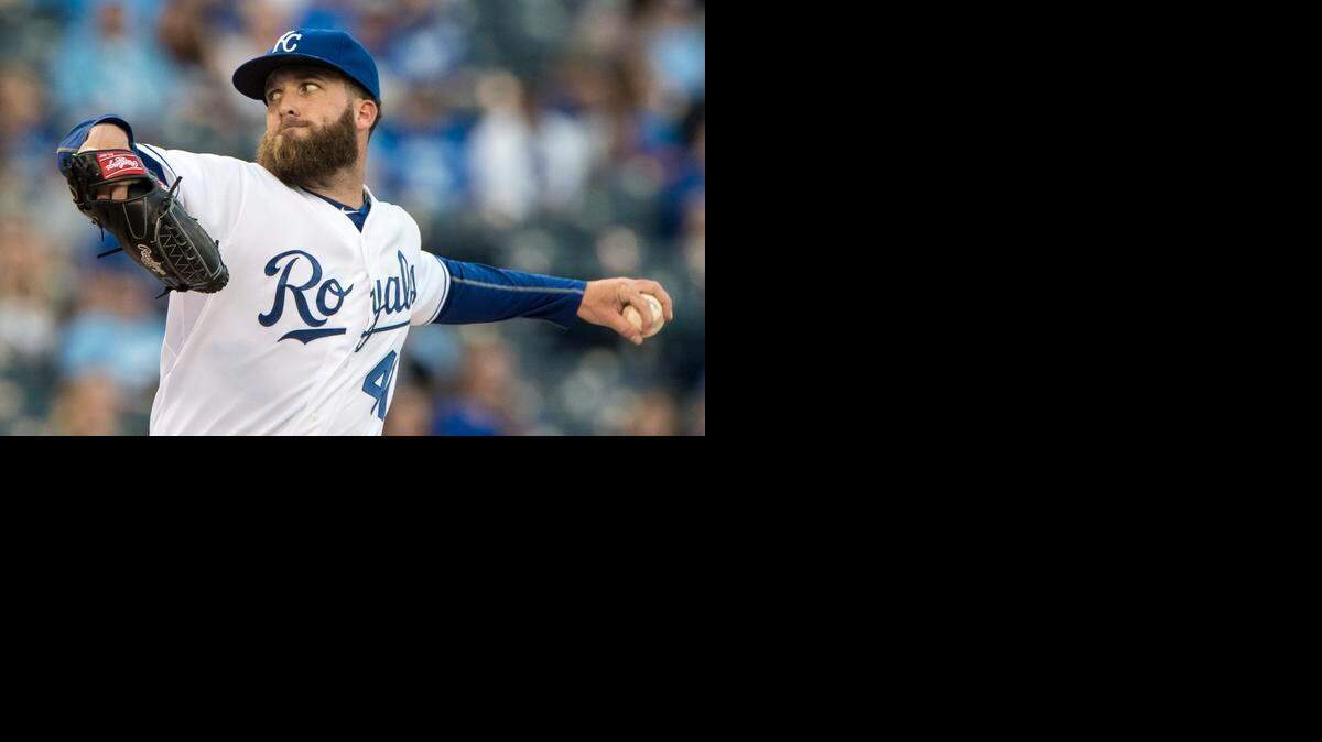 Royals pitcher Danny Duffy started Sunday's game against the Athletics at Kauffman Stadium.