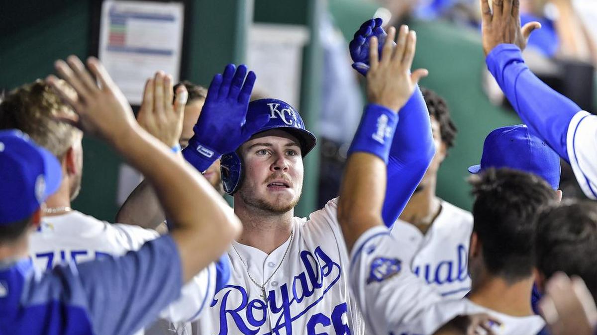 Ryan O’Hearn had 12 homers in 170 plate appearances for the Royals last season.