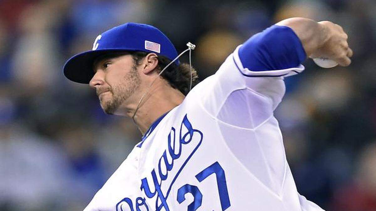 
Kansas City Royals relief pitcher Brandon Finnegan.
