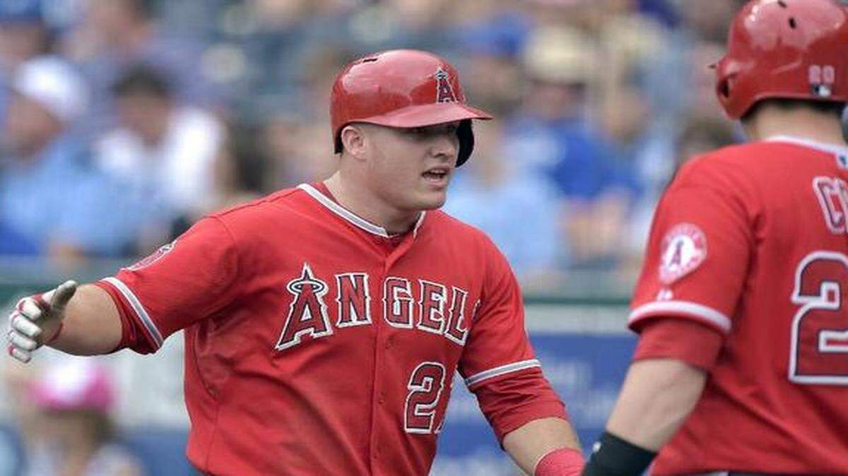 
The Angels’ Mike Trout (left) missed out on the MVP award the last couple of years, but this should be his season to win it.
