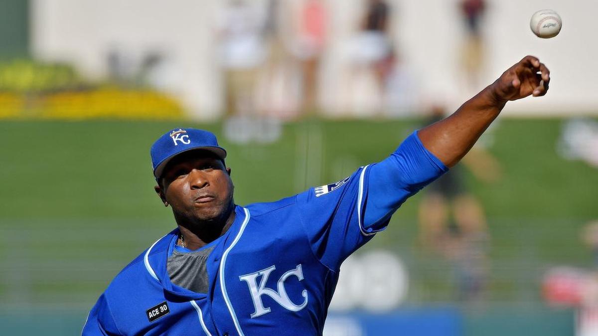 Onelki Garcia is scheduled to start for the Royals on Saturday, four years since his initial major-league debut.