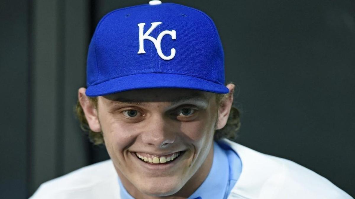 Kansas City Royals first-round draft pick Ashe Russell in June.