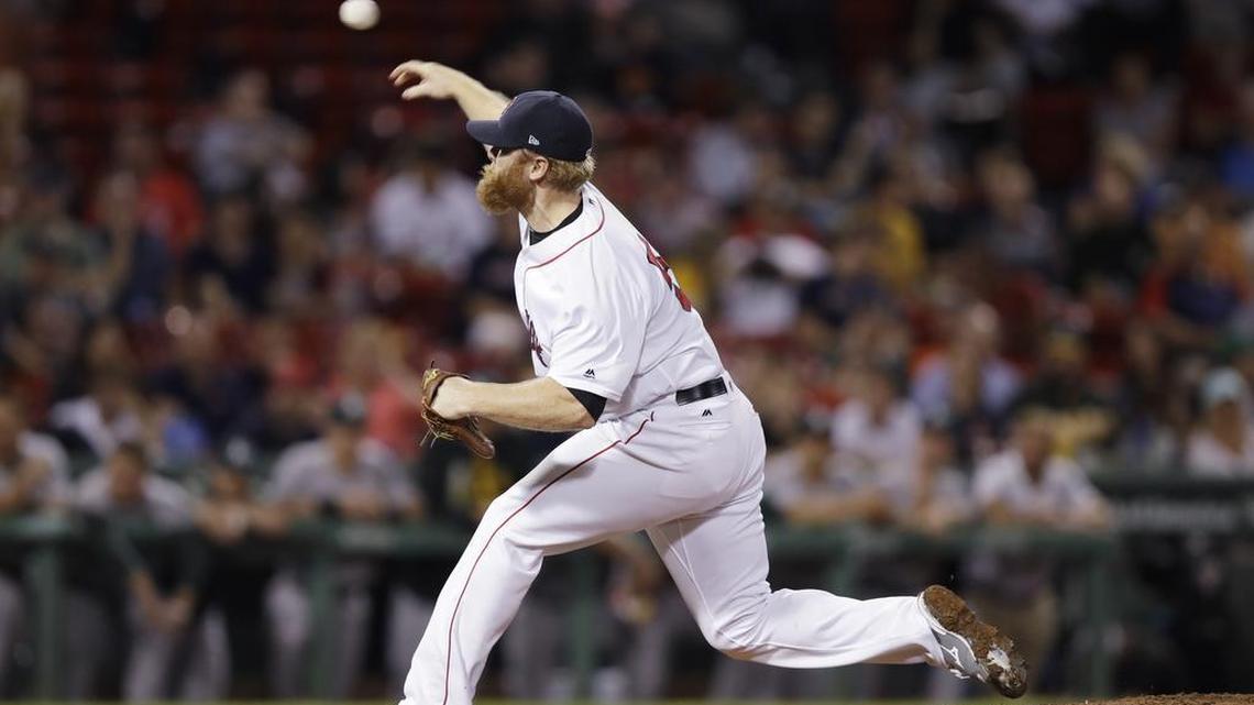 Blaine Boyer pitched in 32 games with the Red Sox last season, posting a 4.35 ERA over 41 1/3 innings.