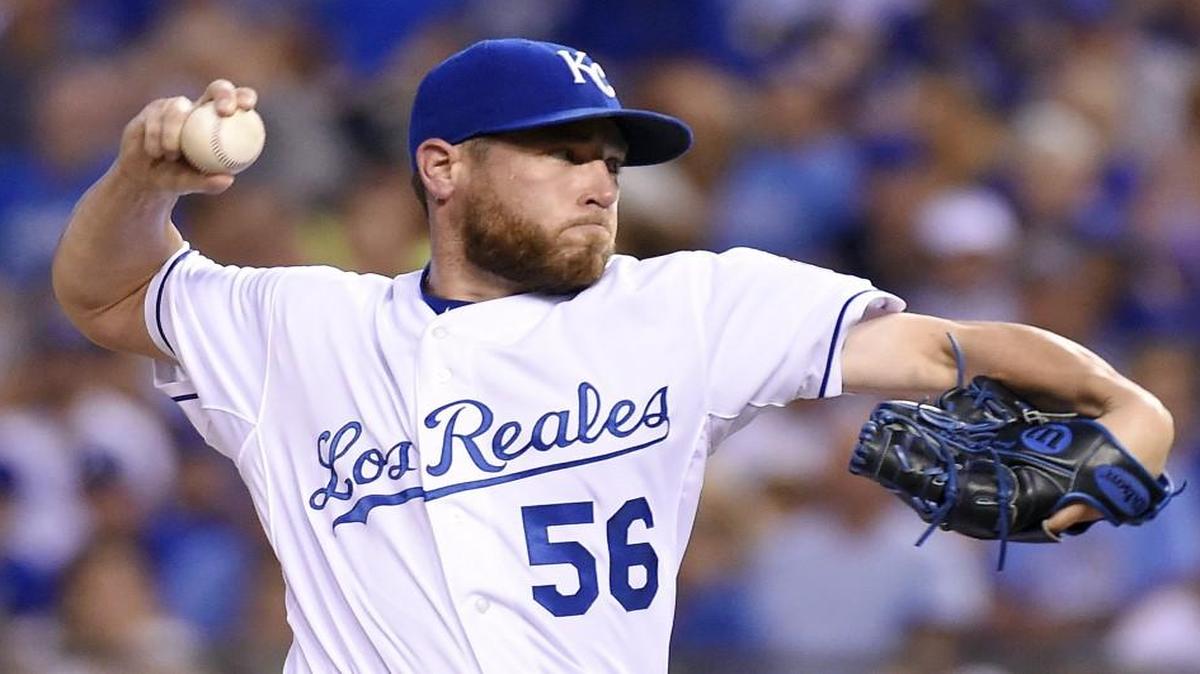 Former Kansas City Royals relief pitcher Greg Holland.
