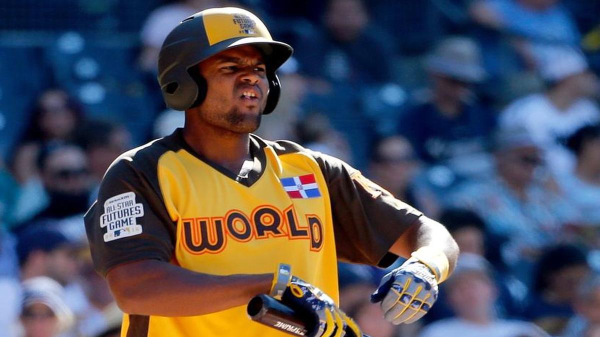 Royals prospect Jorge Bonifacio drew two walks for the World Team, which beat the United States 11-3 in the MLB Futures Game in San Diego.