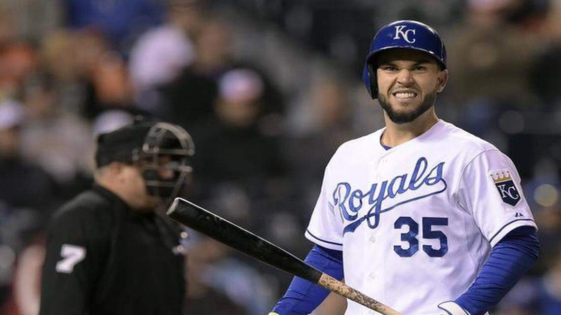 
Royals first baseman Eric Hosmer is trying to regain the form he flashed at the plate in 2013. Instead, he’s mired in a slump that’s surpassed even his struggles of 2012.
