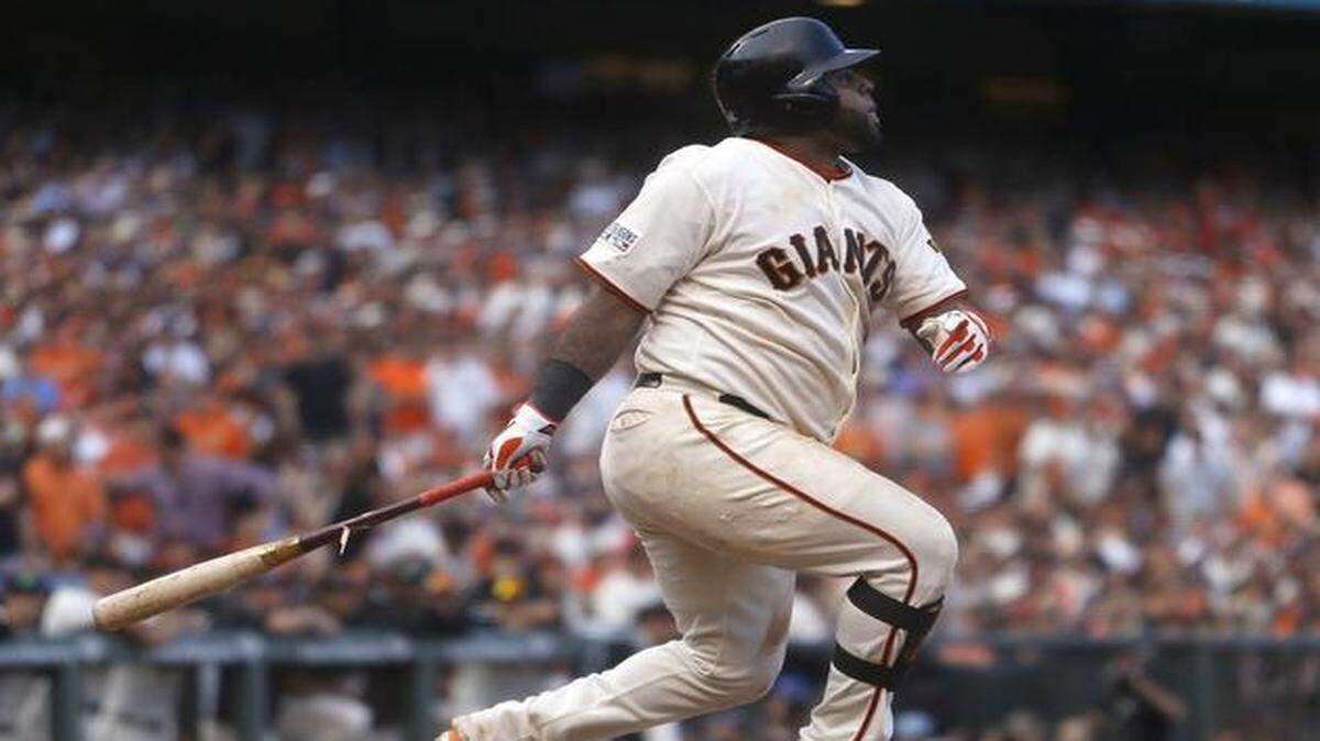 
Giants third baseman Pablo Sandoval is hitting .326 in the postseason this year.
