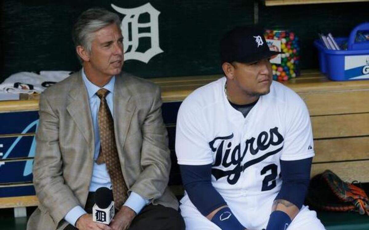 
When Tigers general manager Dave Dombrowski (left) made a big trade to get pitcher David Price, he didn’t think he could upgrade the Detroit offense. That was before Miguel Cabrera (right) and the Tigers offense went into a slump in August.



