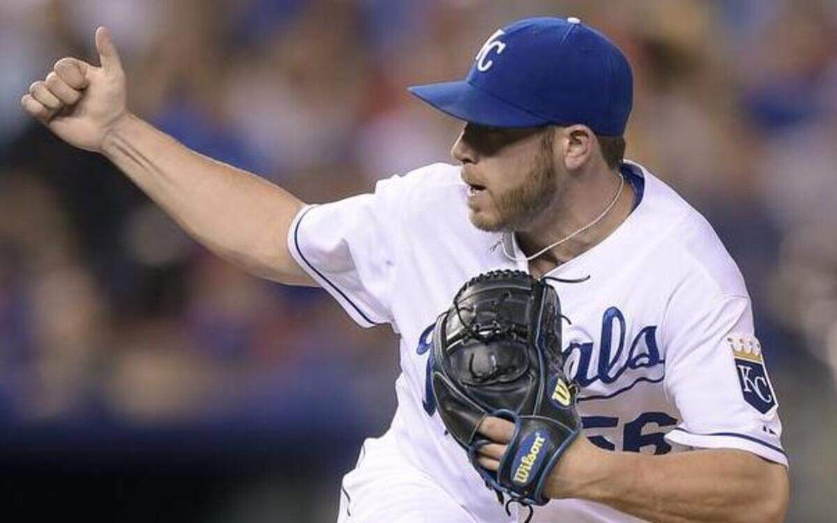 
Kansas City Royals relief pitcher Greg Holland 
