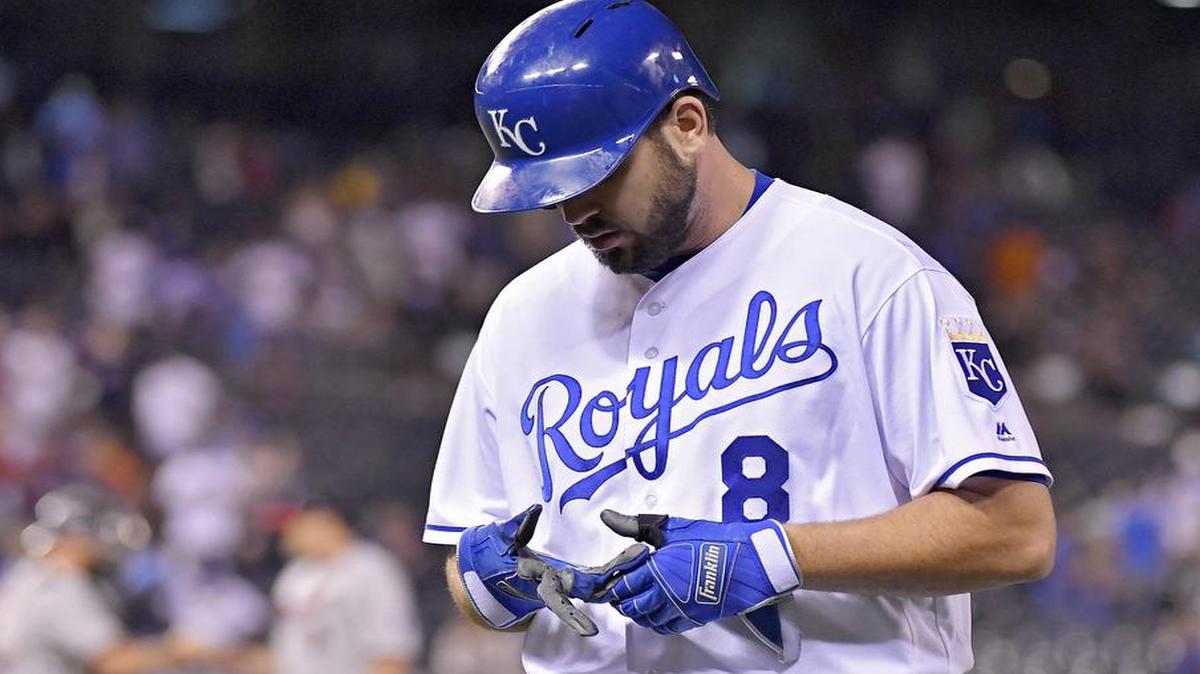 Royals third baseman Mike Moustakas was out of the starting lineup Friday.